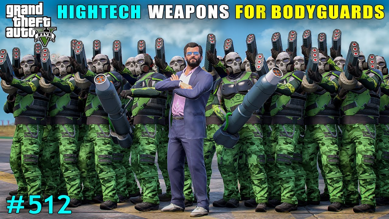 Michael Committed High-Tech Weapons Robbery For Bodyguards | Gta V Gameplay