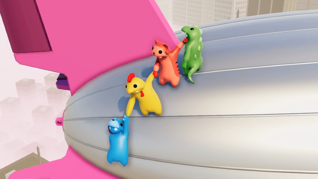 GANG BEASTS #1: ALBEDO CÓ 2 5V3S CÙNG LÚC Ở TFT VÀ ĐỔI SANG GAME THIỂU NĂNG CHƠI LUÔN