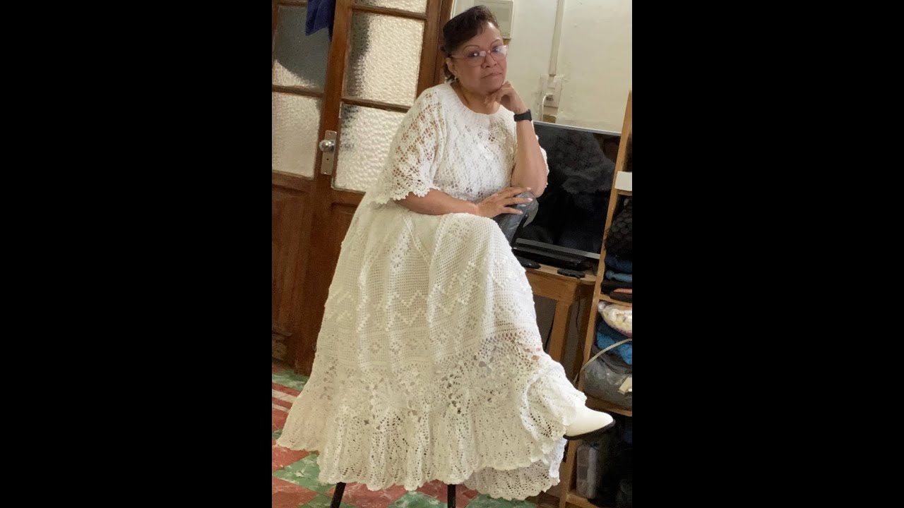 Tejo falda larga a crochet PARTE 2