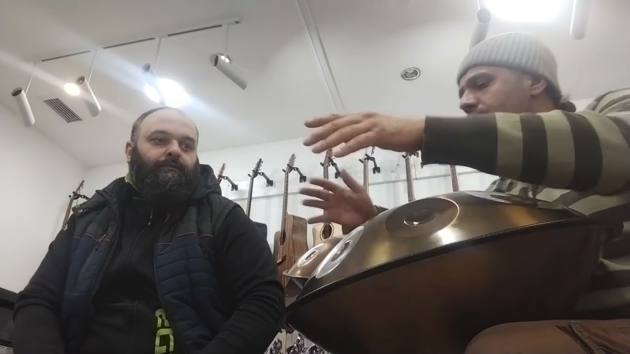 Davit Gogidze - Cajon.   Giorgi Siradze - Handpan 