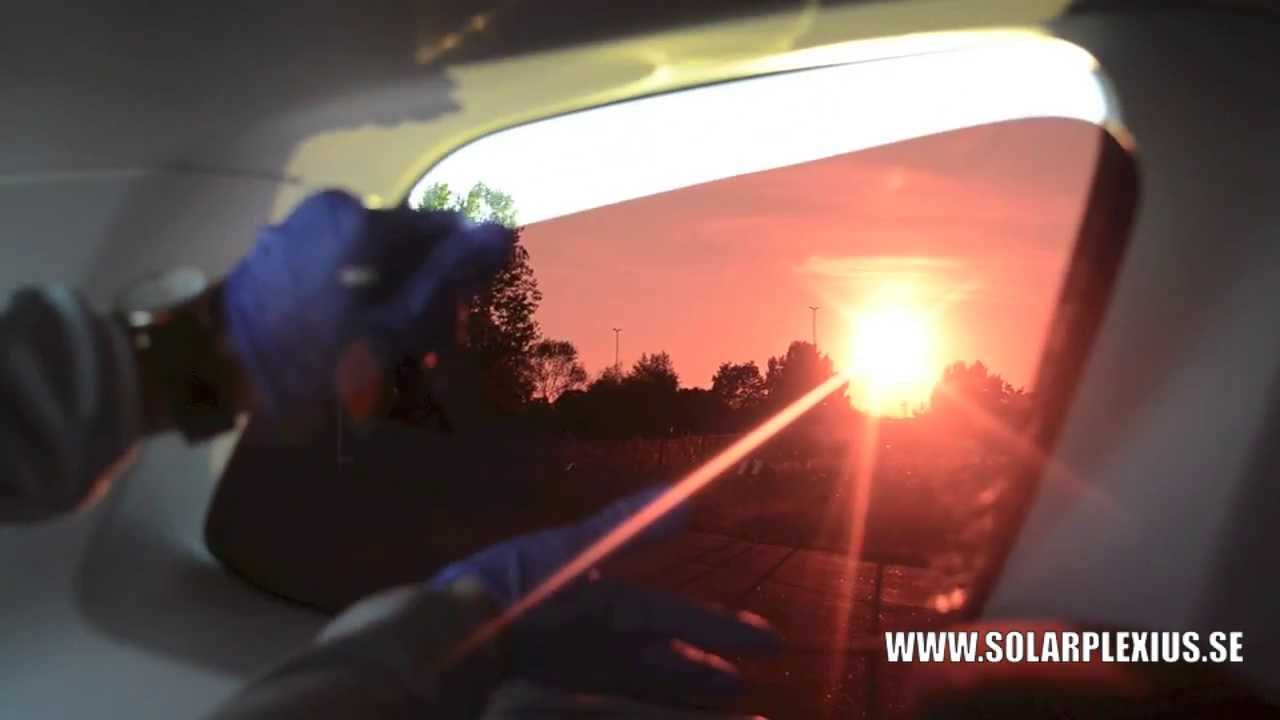 DEMONTERING AV SOLARPLEXIUS SOLSKYDD