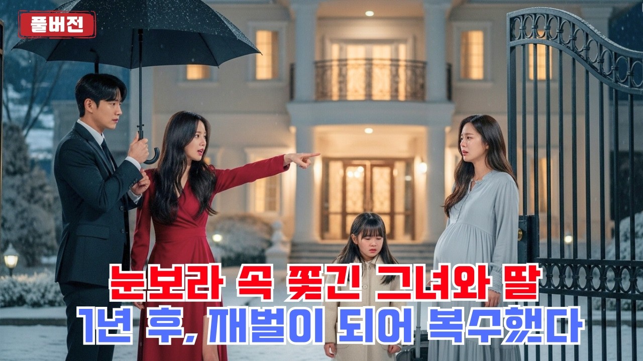 임신한 아내와 딸을 눈보라 속에서 내쫓은 남편, 1년 후 그녀는 재벌 회장이 되어 그를 무너뜨렸다!