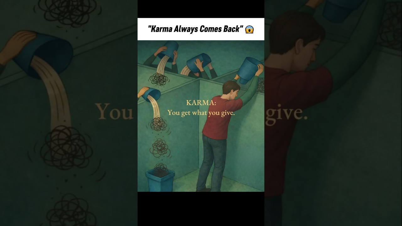 Karma always comes back 😱 #karma #deepmeaning
