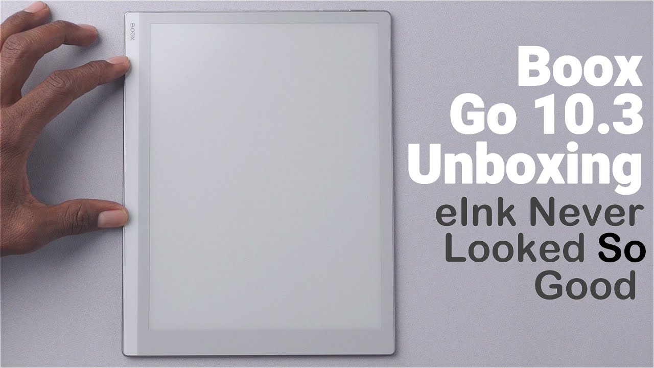 Boox Go 10.3 Unboxing: eInk Never Looked So Good!