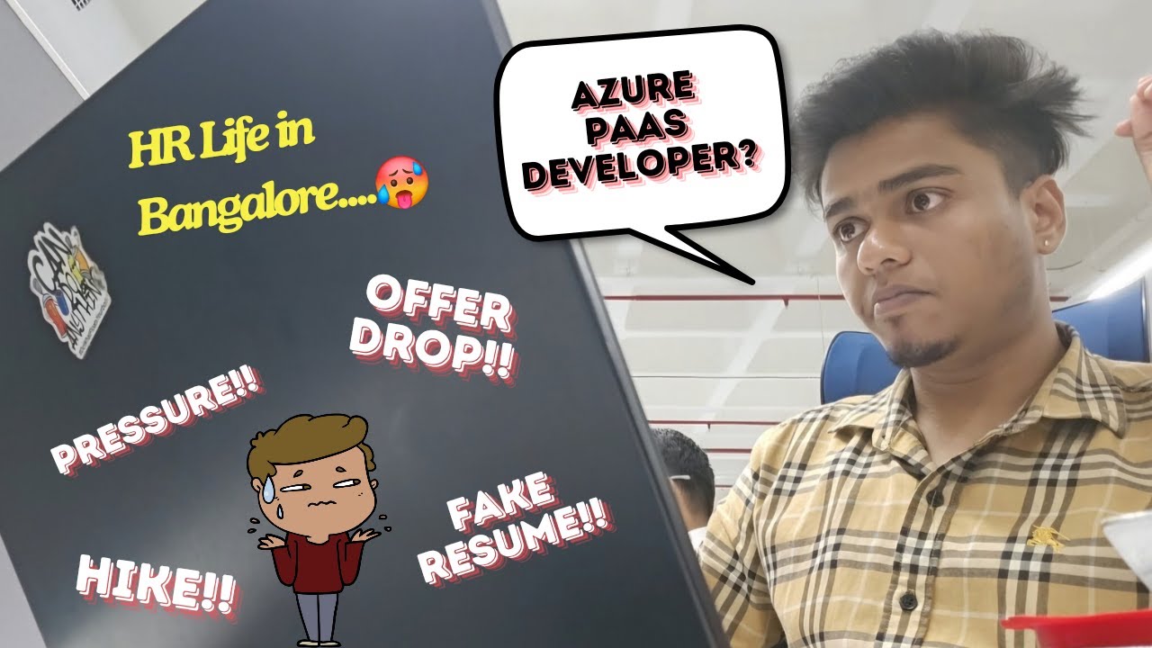 Recruiter 🤓 in Bangalore 💯 6AM - 6PM 😮‍💨 Hiring Azure Paas developers! Bangalore Job hunt 💥