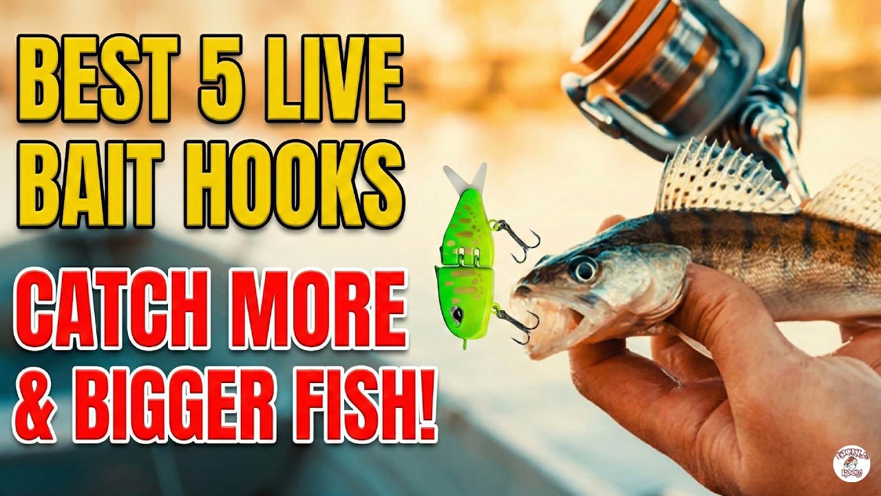 Best Live Bait Hooks Revealed: Stop Losing Fish! (Tackle Room Essentials)