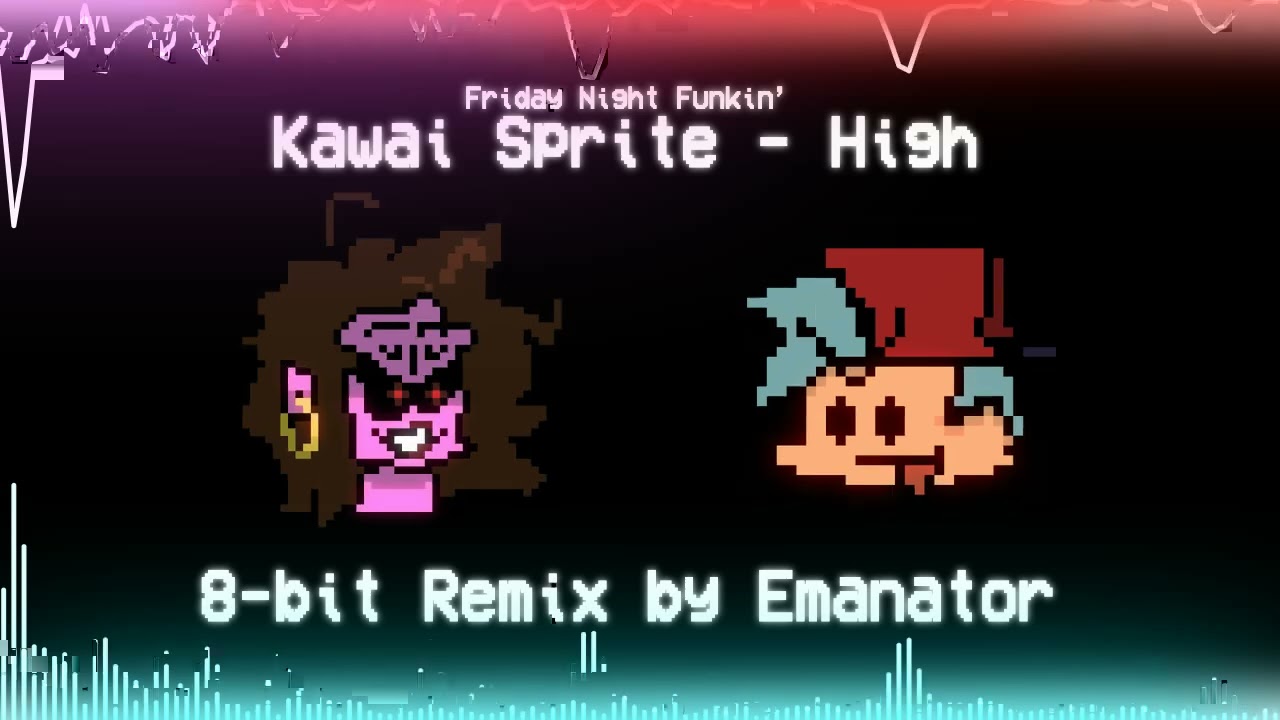 Kawai Sprite - High (Emanator Chiptune Remix) [Friday Night Funkin']