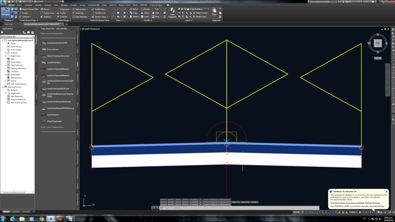 TUTORIAL / Video 10 - Creacion de Assembly / Sección de Calzada