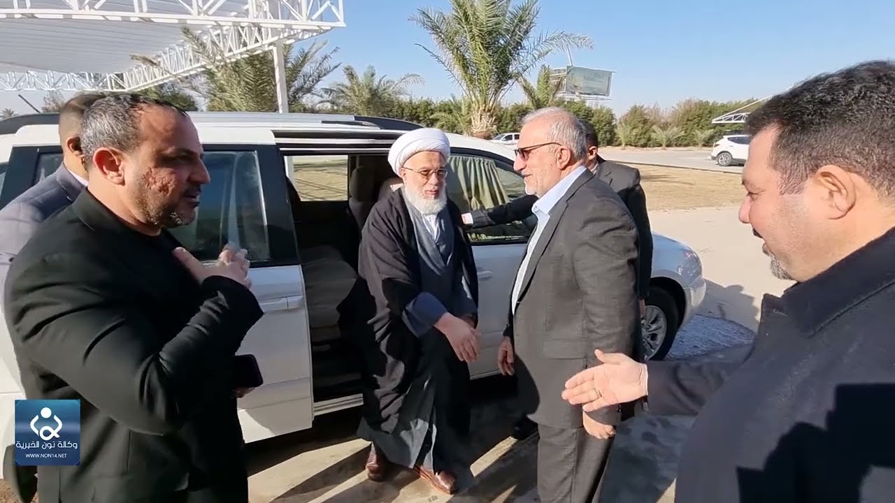 ممثل المرجع السيستاني وامين عام العتبة الحسينية يطلعان على نسب الانجاز في مطار كربلاء الدولي
