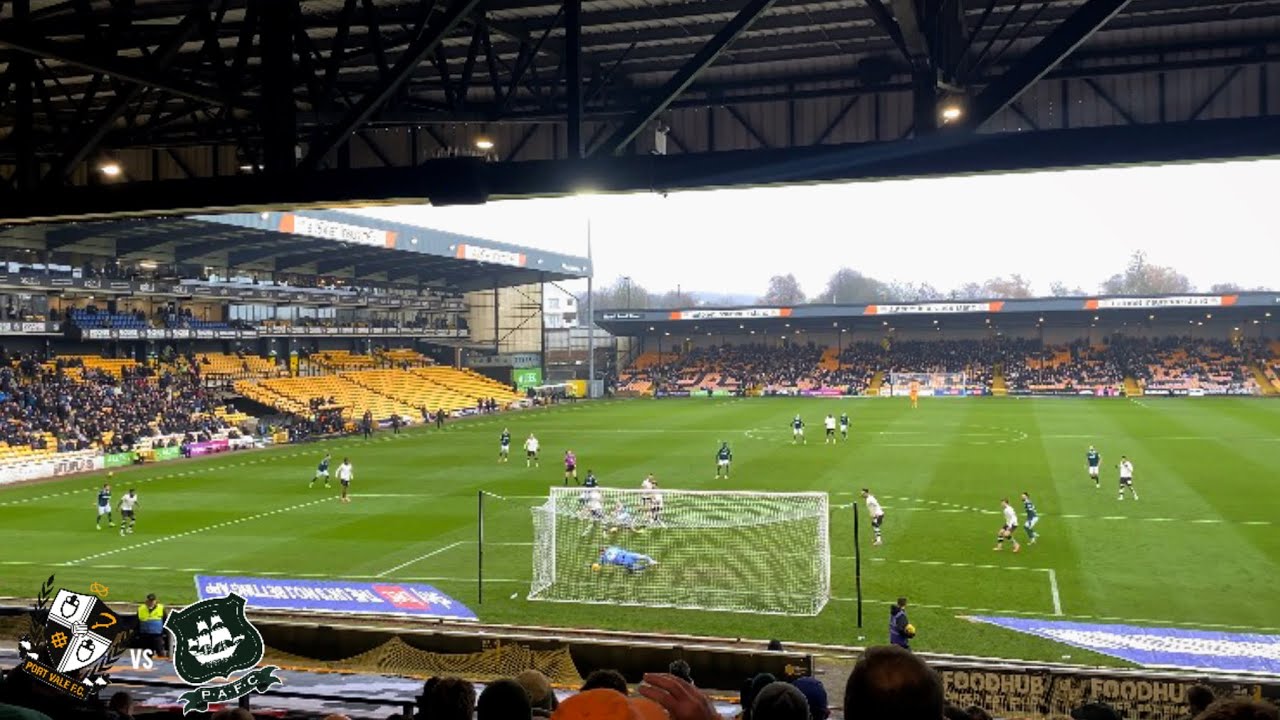 Бывший игрок Valiant посещает Vale Park! Видеоблог с лучшими моментами матча Port Vale против Ply...
