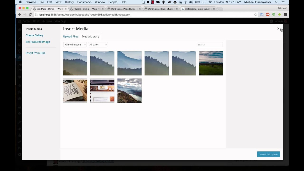 How to set up a homepage with content blocks on Boss. theme