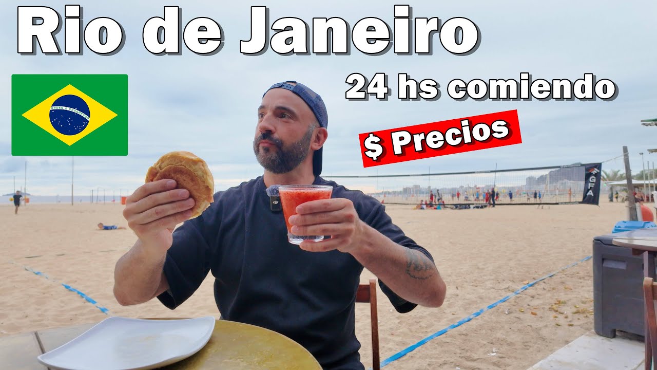 Un dia comiendo en RIO de JANEIRO $ PRECIOS