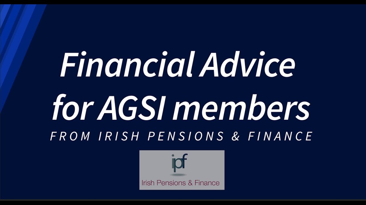 Financial Advice for AGSI members