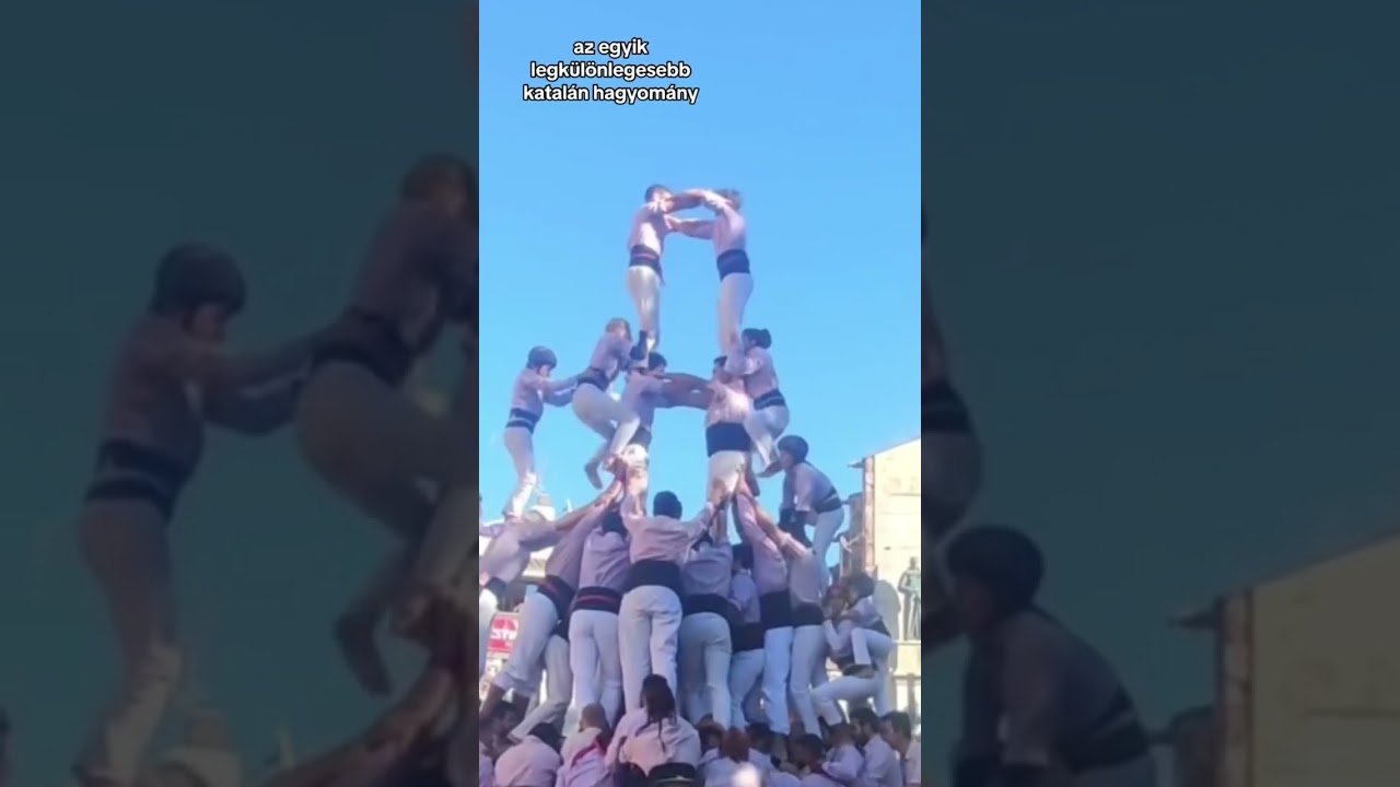 Emberi torony &eacute;p&iacute;t&eacute;s, az egyik legk&uuml;l&ouml;nlegesebb katal&aacute;n tradici&oacute;