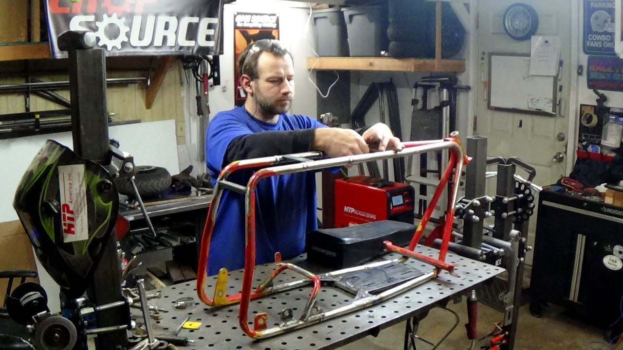How to extend your minibike frame! Doodlebug db30 frame stretch.