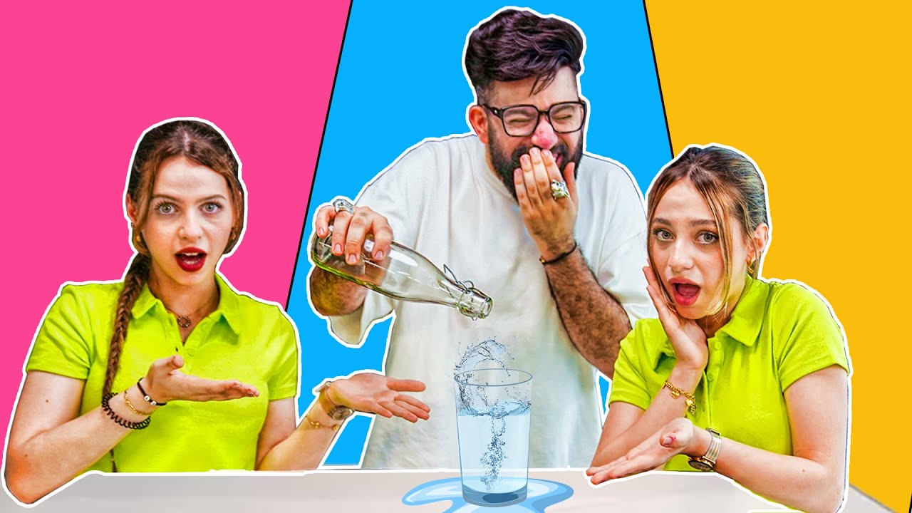 تحدي الماء مع لانا ولين ( الخاسر يتعاقب 😂💧  )