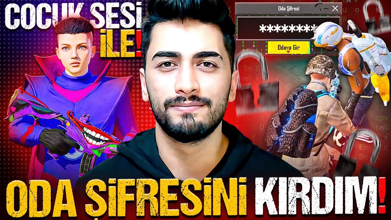 HESABIMI ÇALACAKTI! ÇOCUK Sesi İle Odaların Şifresini KIRIP TROLLEDİM! | PUBG Mobile
