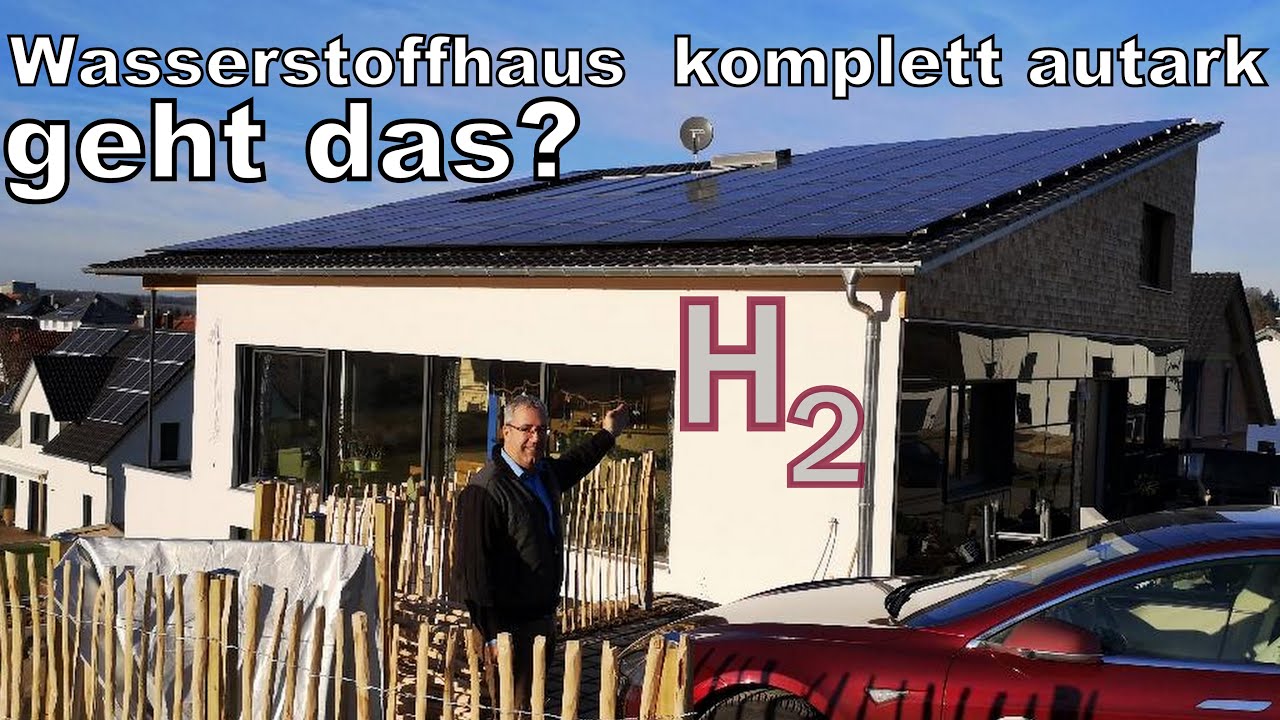 Autarkes Wohnen 🏡 mit Wasserstoff💧  und Stromspeicher.