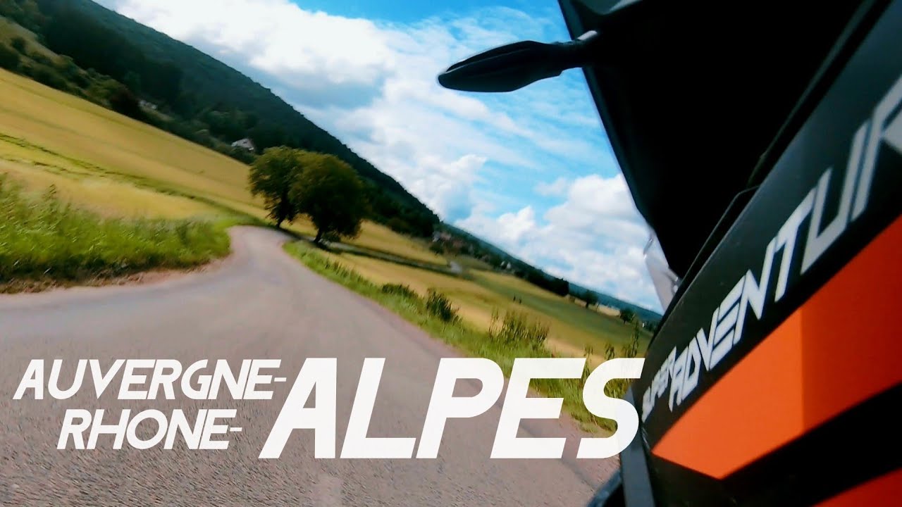MOTORCYCLE TRAVELING with KTM 1290 SUPER ADVENTURE - Saint-Martin-de-Valamas, Rhone Alpes France