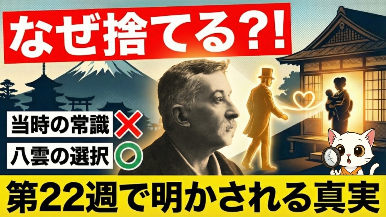 【ばけばけ】3月2日～第22週あらすじネタバレ考察│長男誕生の裏で…日本人妻は捨てられるのが常識？八雲が選んだイバラの道と国籍の壁 #歴史解説 #小泉八雲 #pierreloti