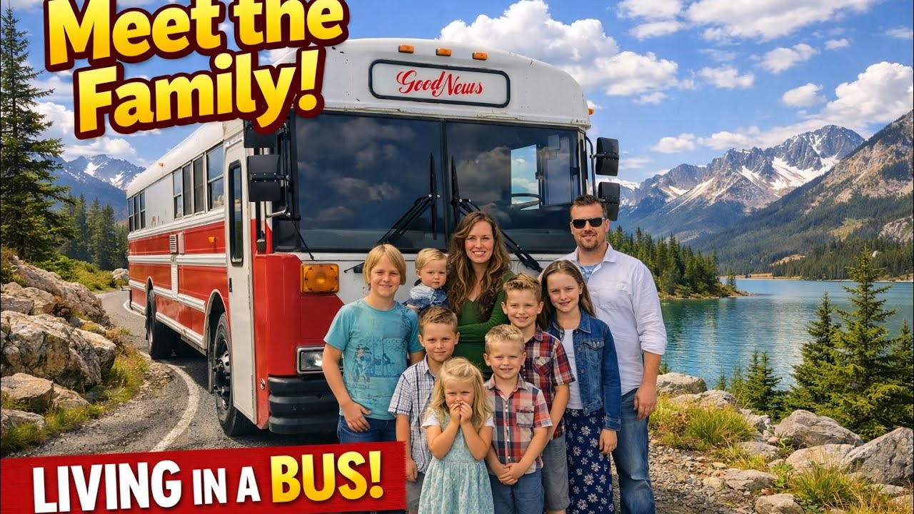 Epic Adventure: How This Big Family Transformed a School Bus into a Travel Dream Home!!