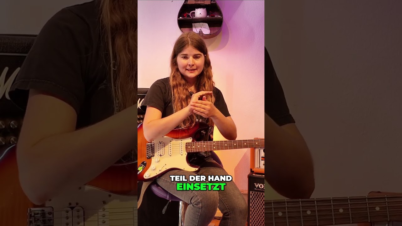 Wie spielt man &bdquo;Ghost Notes&ldquo; bzw. &bdquo;Dead Notes&ldquo;? #ghostnotes #gitarre #gitarrelernen #gitarrentechnik