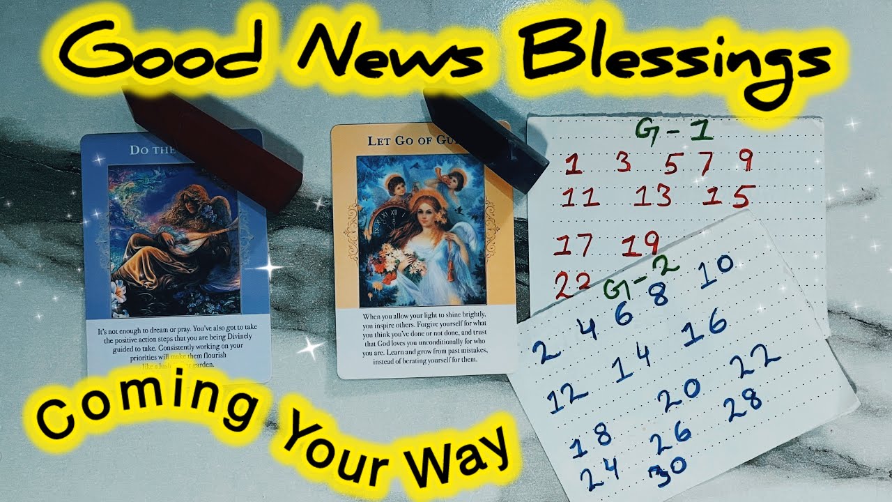 Good News Blessings Meant For You Right Now Pick A Card Tarot Prediction #intutiveword1111 