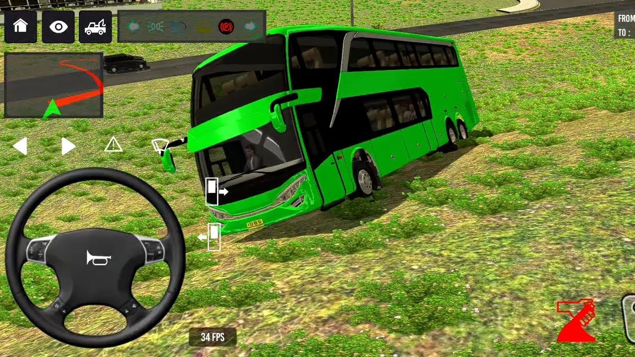 😜Bus simulator indonesia🚍🔥 Il new euro coach bus simulator indonesia💥 l#bussimulatorindonesia#games