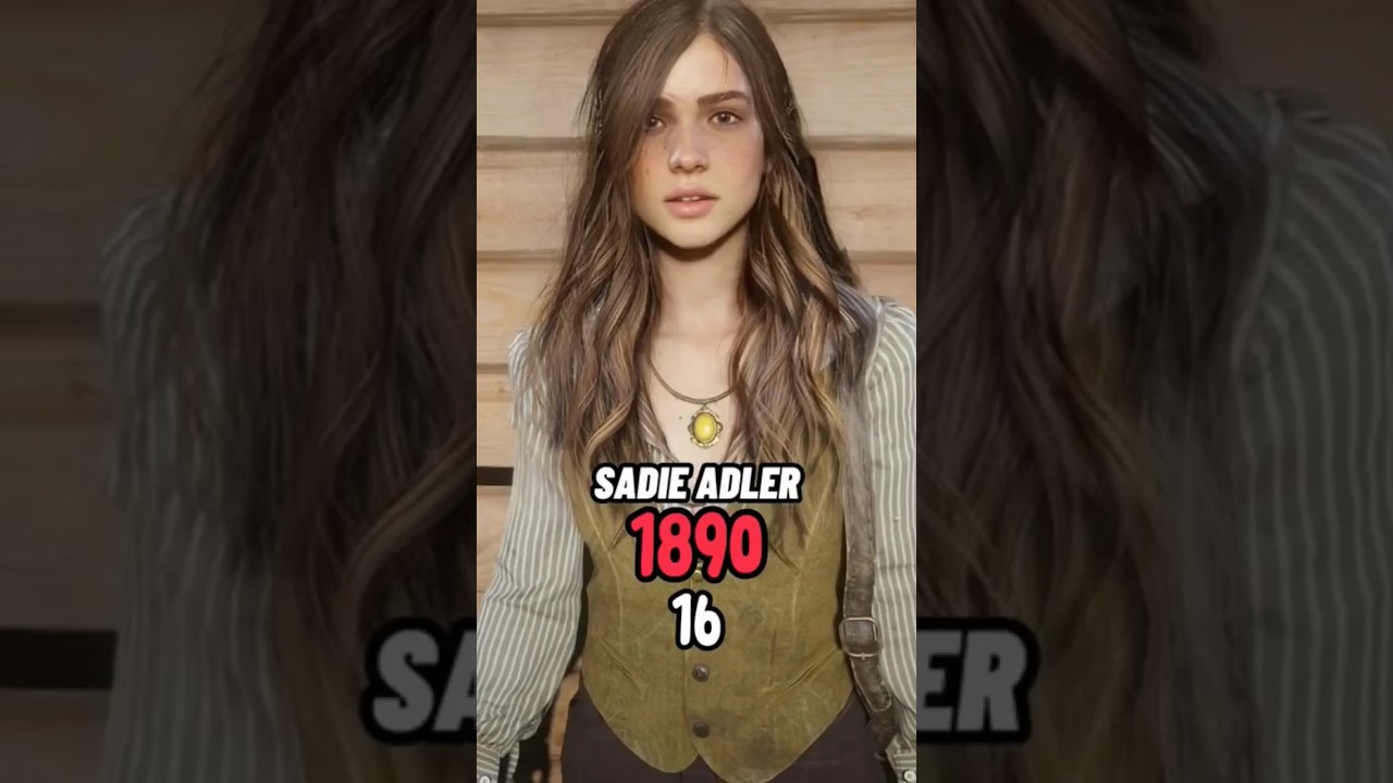 How old is Sadie Adler Red Dead Redemption 2 #gaming #fyp #shorts #sadieadler
