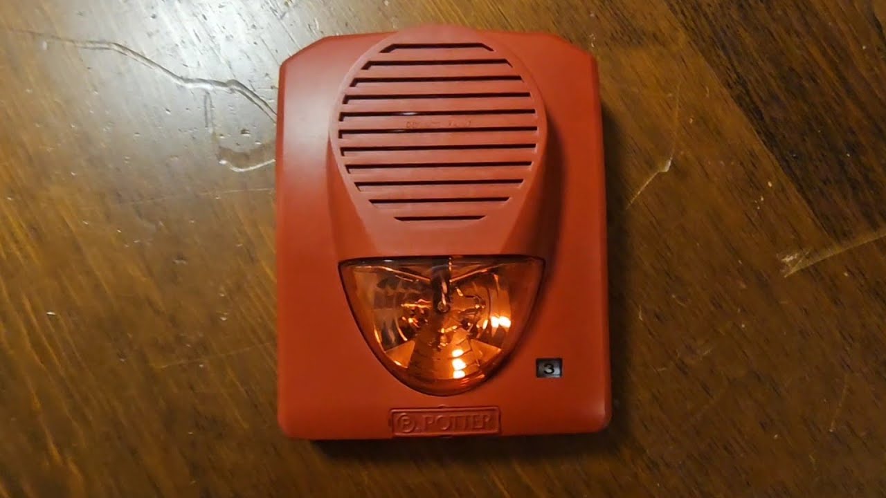 Potter CSH-1224-W Select-A-Strobe/ Horn Alert Alarm Horn Strobe