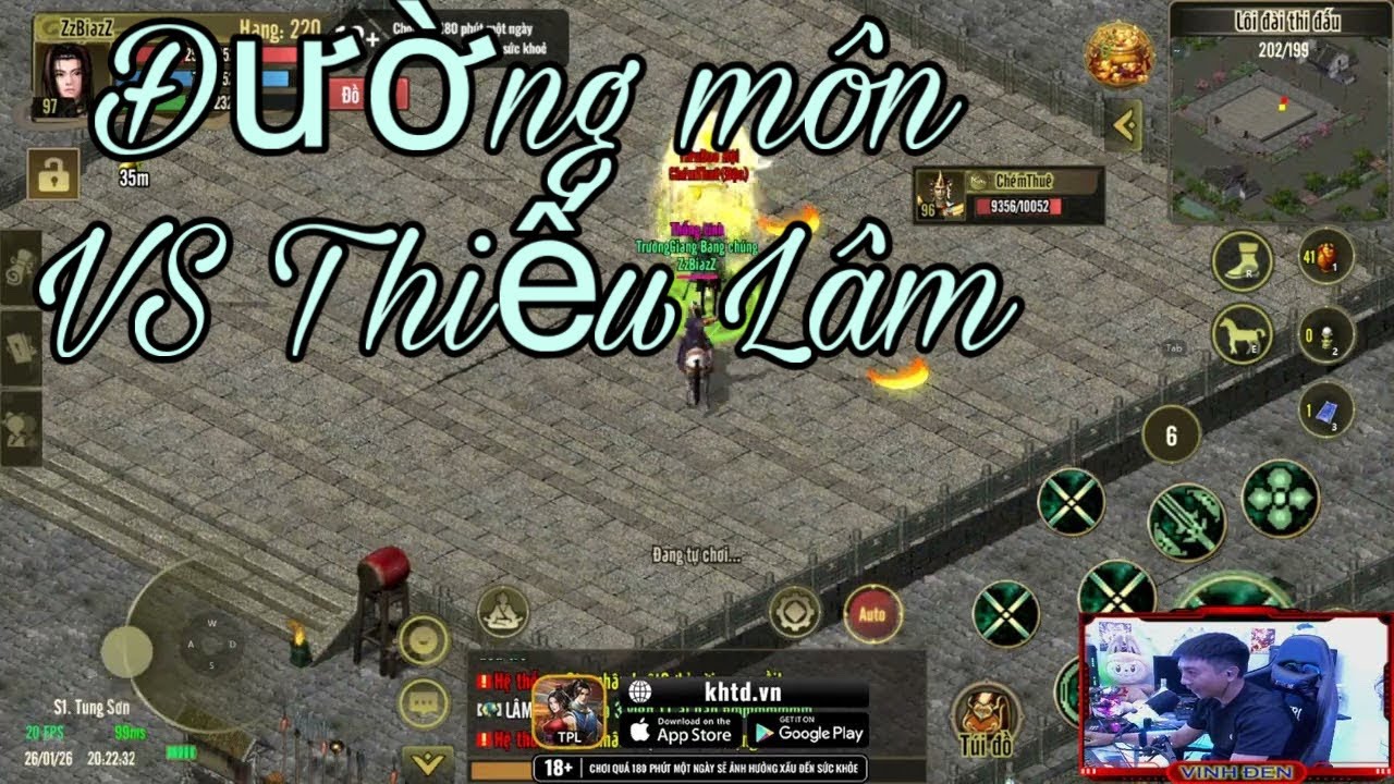 🛑Đường M&ocirc;n VS Thiếu L&acirc;m Trong Li&ecirc;n Đấu M&aacute;y Chủ S1 Qu&aacute; Căng Thẳng
