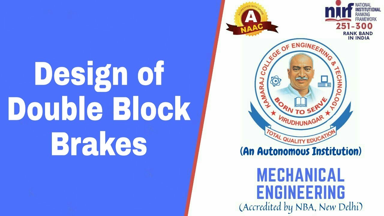 Design of Double Block Brakes