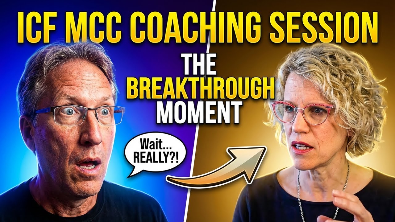 ICF MCC demonstration: Melissa Kelly-McCabe, MCC coaches Dan