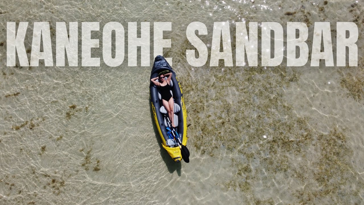 Kayaking to the Kaneohe Sandbar. A Hawaii must-do!