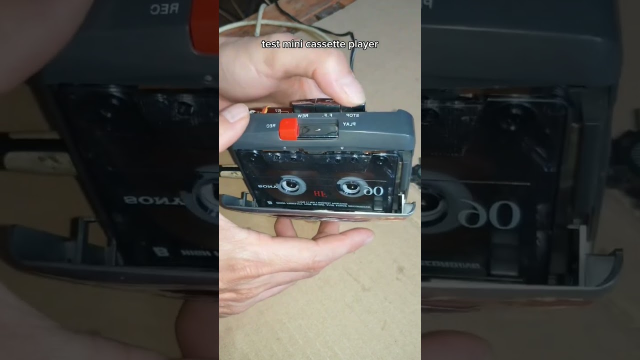 mini reproductor de casetes de prueba #repair