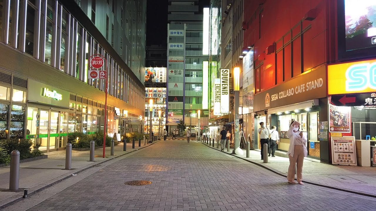 秋葉原　Walking Tokyo Night ✨4K　HQ 3D Audio🎧 Akihabara　Japan
