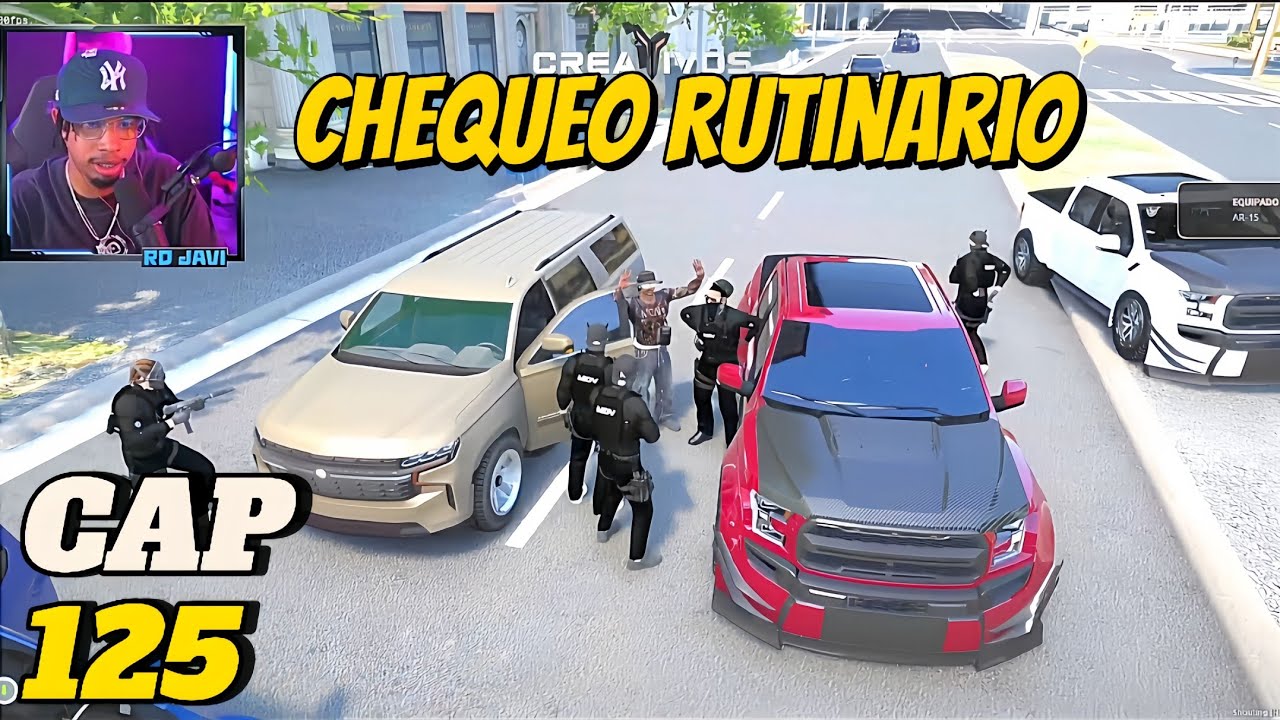 RDjavi: &iexcl;Chequeo Rutinario Termina En GUERRA Con Los MNK! | GTA RP
