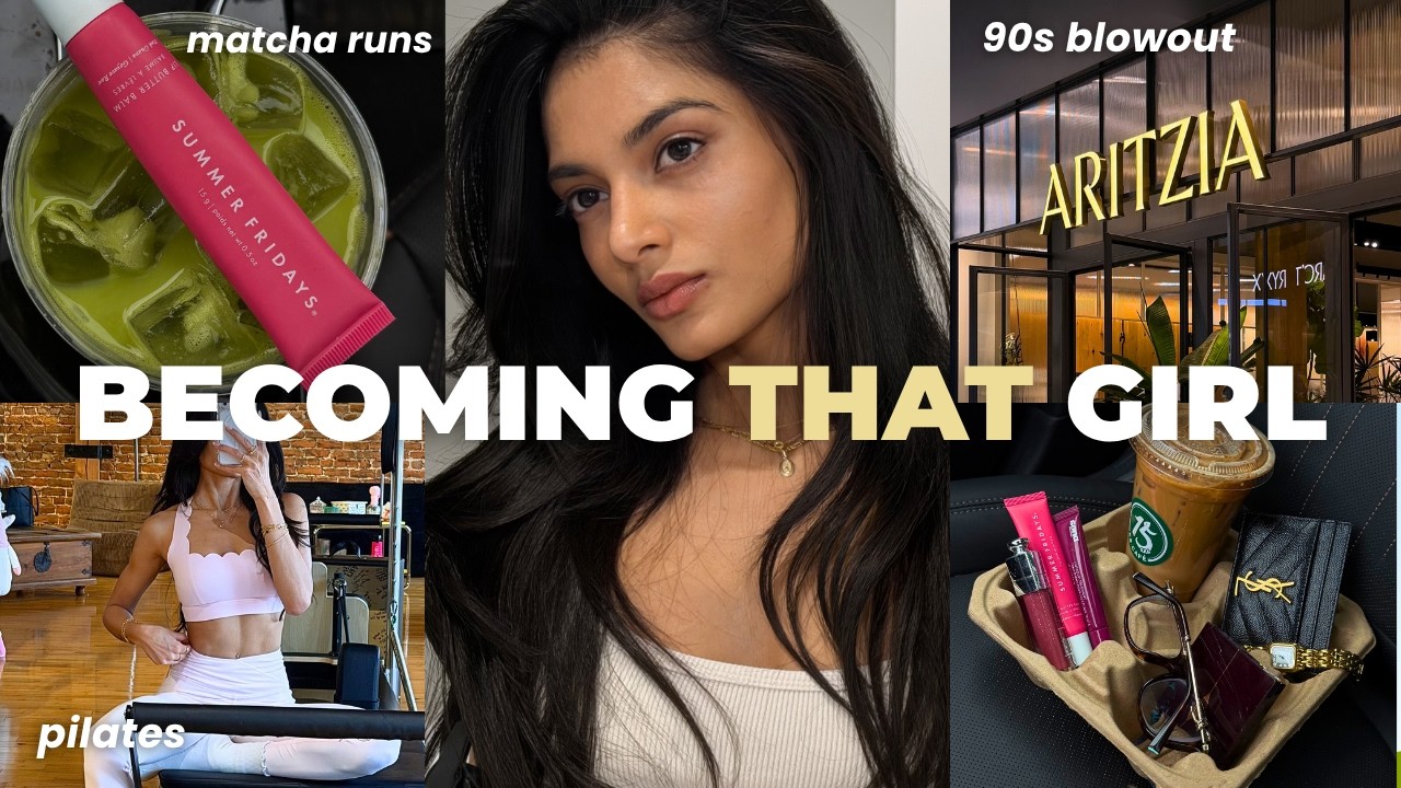 becoming THAT girl in 2026 🕊️ | pilates, aritzia, bondi boost 90s blowout, wiski activewear & matcha