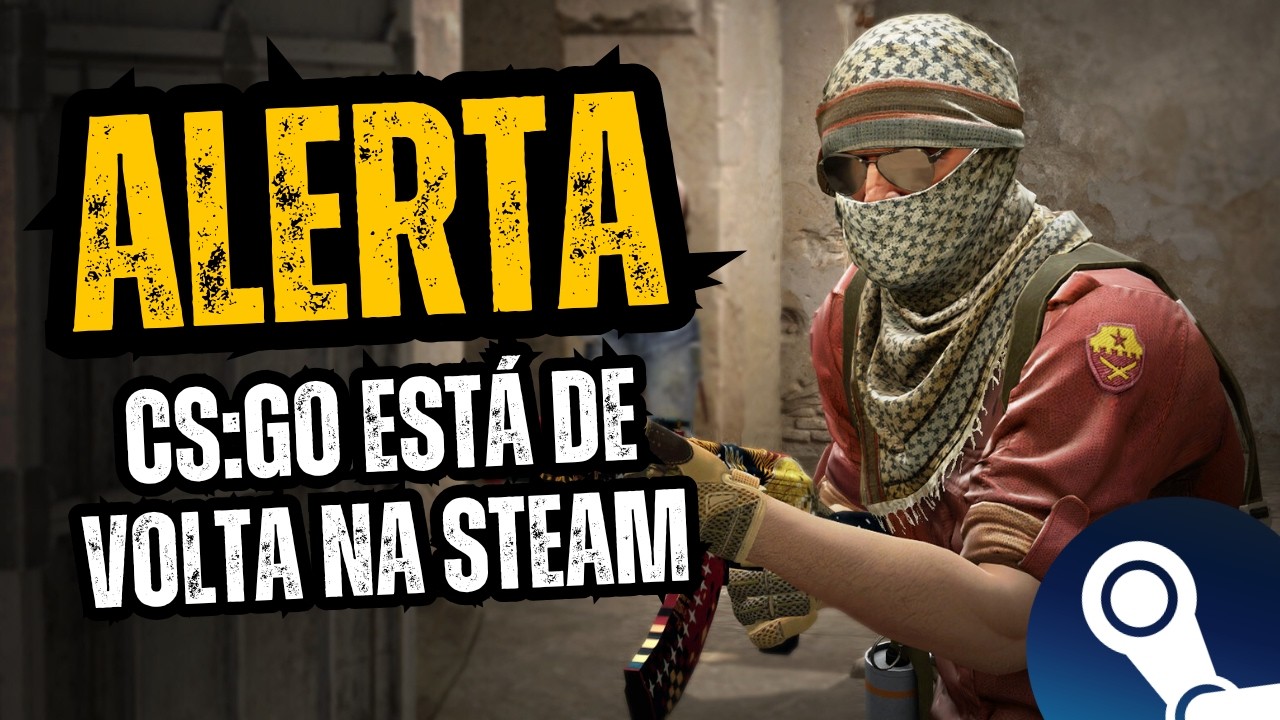 OPA! CS GO VOLTA na STEAM, resgate DE GRAÇA 2 jogos da BANDAI que serão removidos e FIM de HIGHGUARD