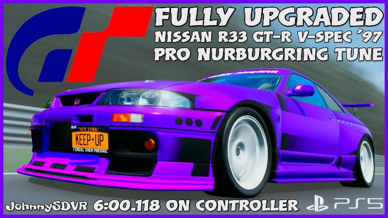 Gran Turismo 7 - Nissan R33 GT-R V-spec '97 Pro Tune | Nurburgring Setup | Original RB26 Engine |