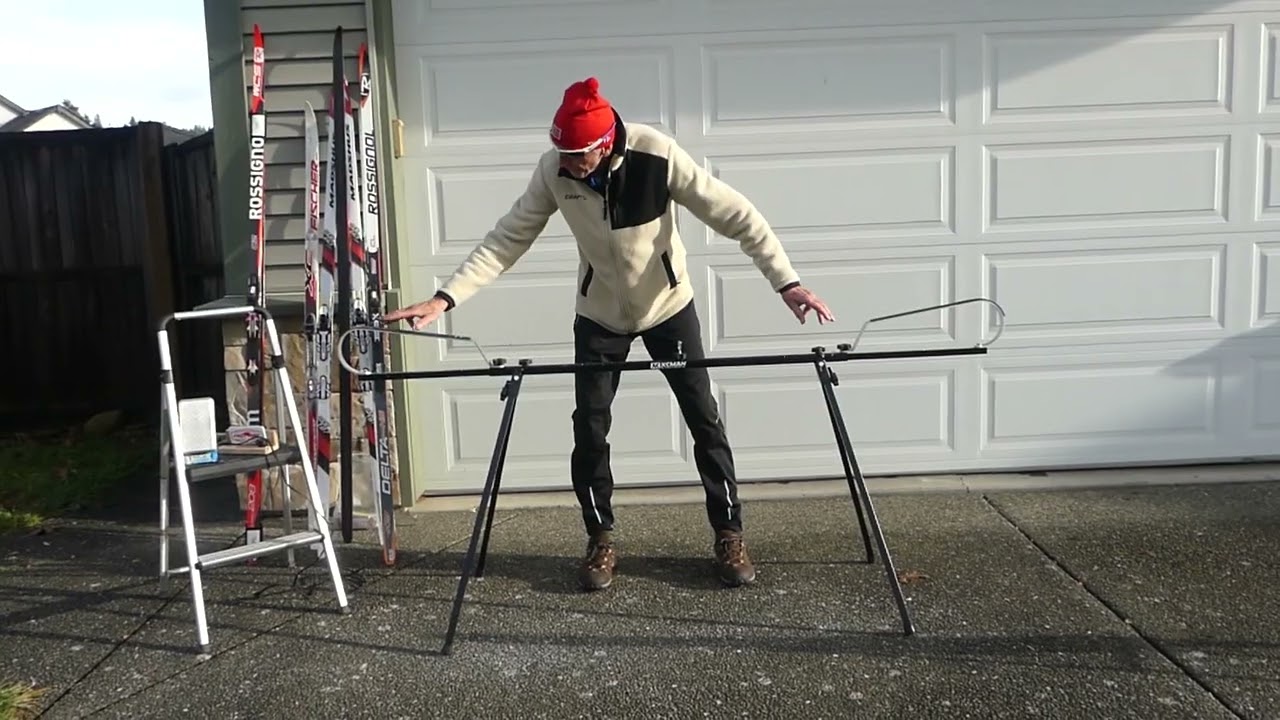 Unboxing and testing the XCMAN Cross Country Ski wax bench