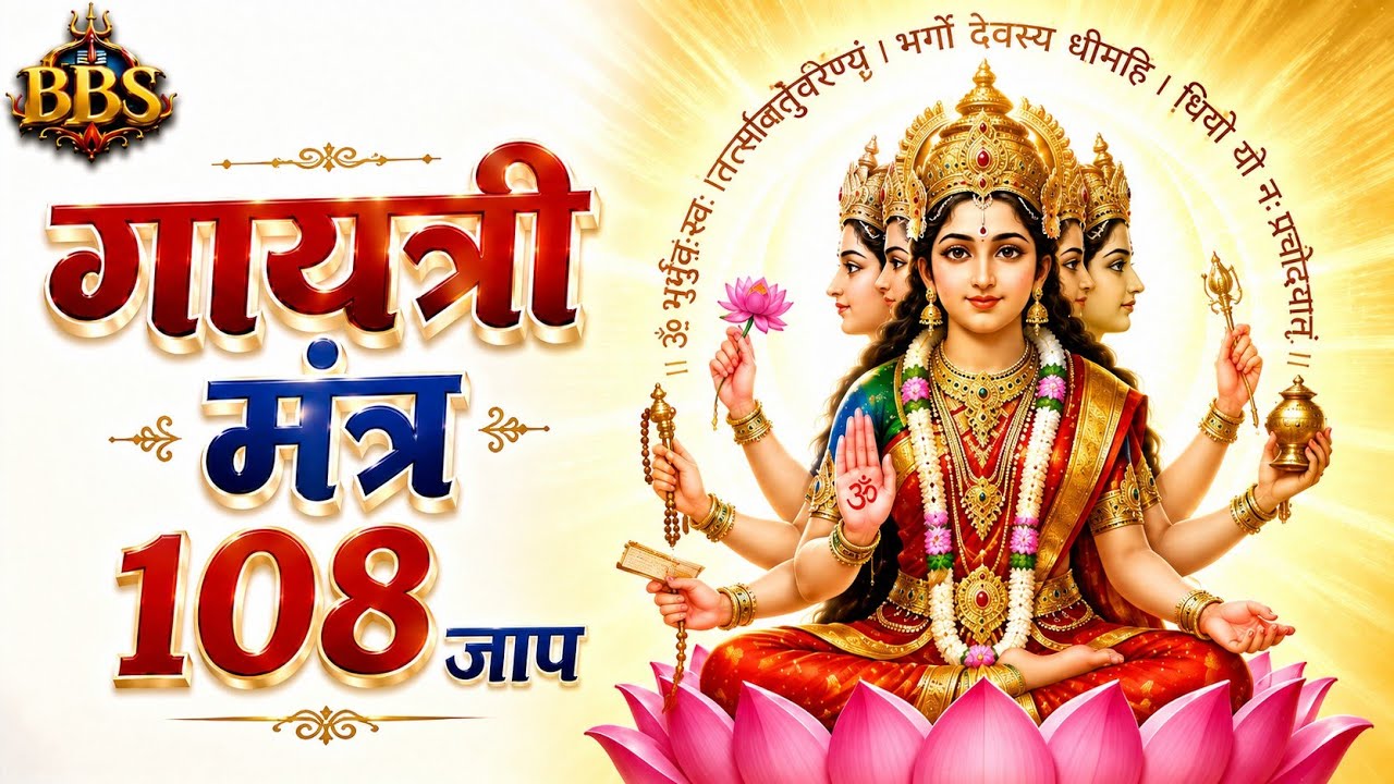 गायत्री मंत्र का 108 बार जाप | Complete 108 Times Gayatri Mantra Chanting | @BhagwanBhaktiSwaroop 