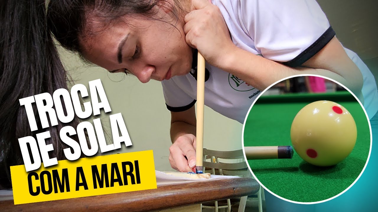 Como trocar uma sola de sinuca.