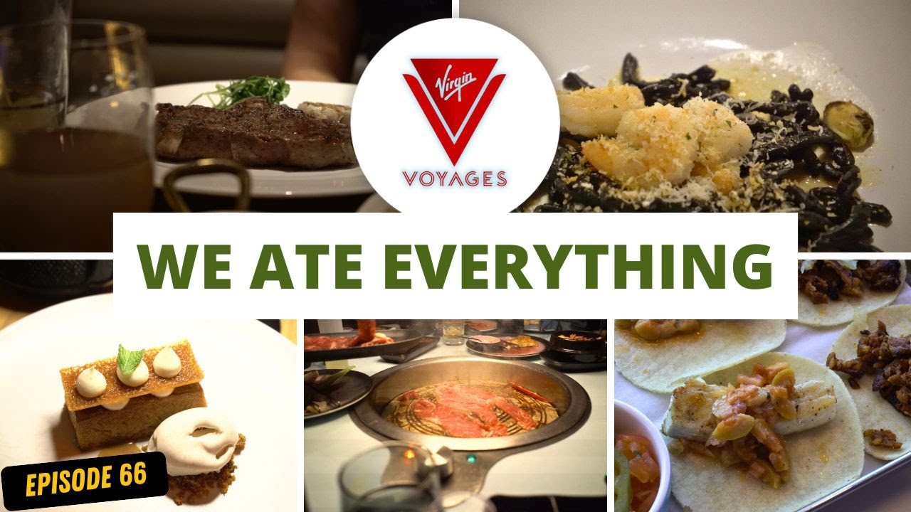 We Tried ALL THE FOOD on Virgin Voyages! Breakfast, Brunch & Beyond 🍽️🚢
