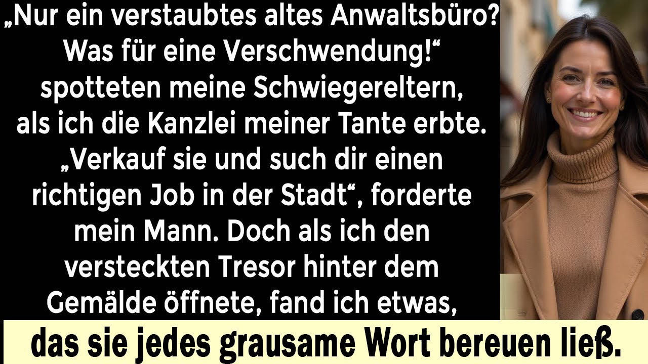 Seine Familie verspottete mein „wertloses“ Erbe – bis der alte Safe endlich geöffnet wurde.