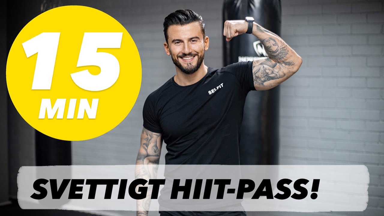 INTENSIVT HIIT-PASS P&Aring; BARA 15 MIN! | TRAINWITHSMAIL