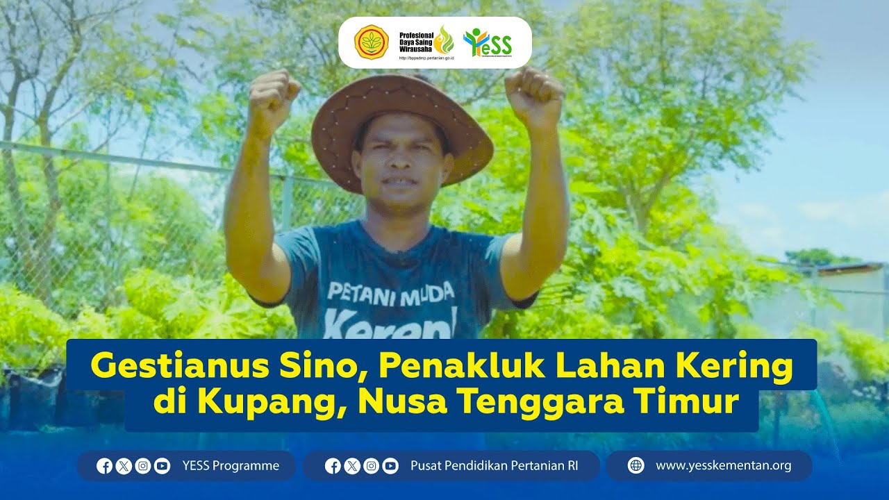 Gestianus Sino, Penakluk Lahan Kering di Kupang, Nusa Tenggara Timur - Kementan Movement