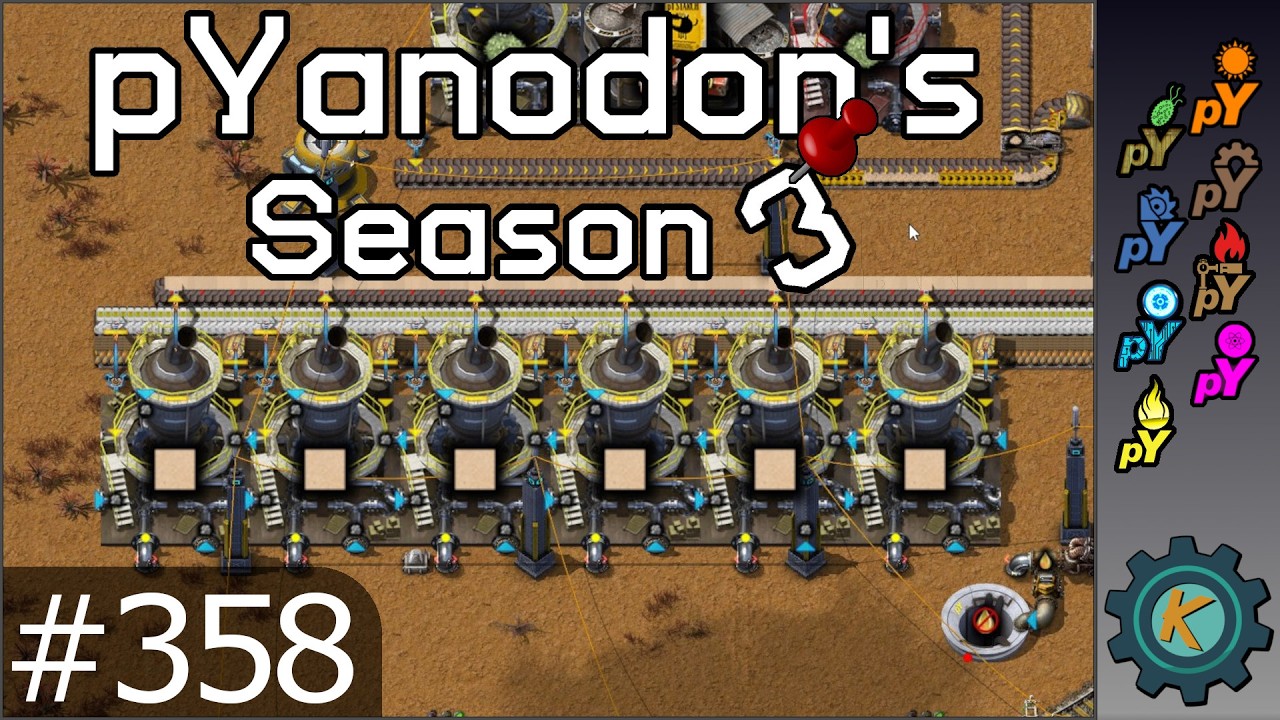 More Fiberboard, Rubber, and MEGADAR! - Factorio pYanodon's S3E358