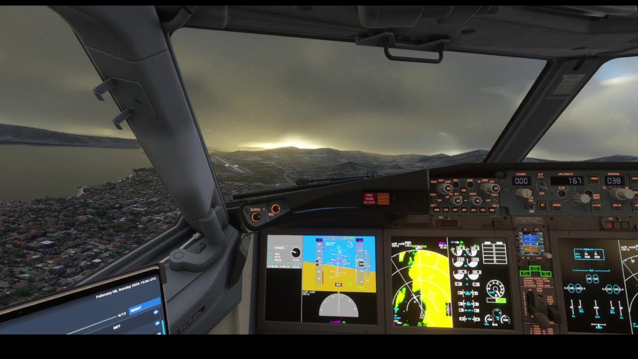 MSFS 2024 LIRN - LDSP Napoli - Split (Spalato) B737-800 from cold & dark