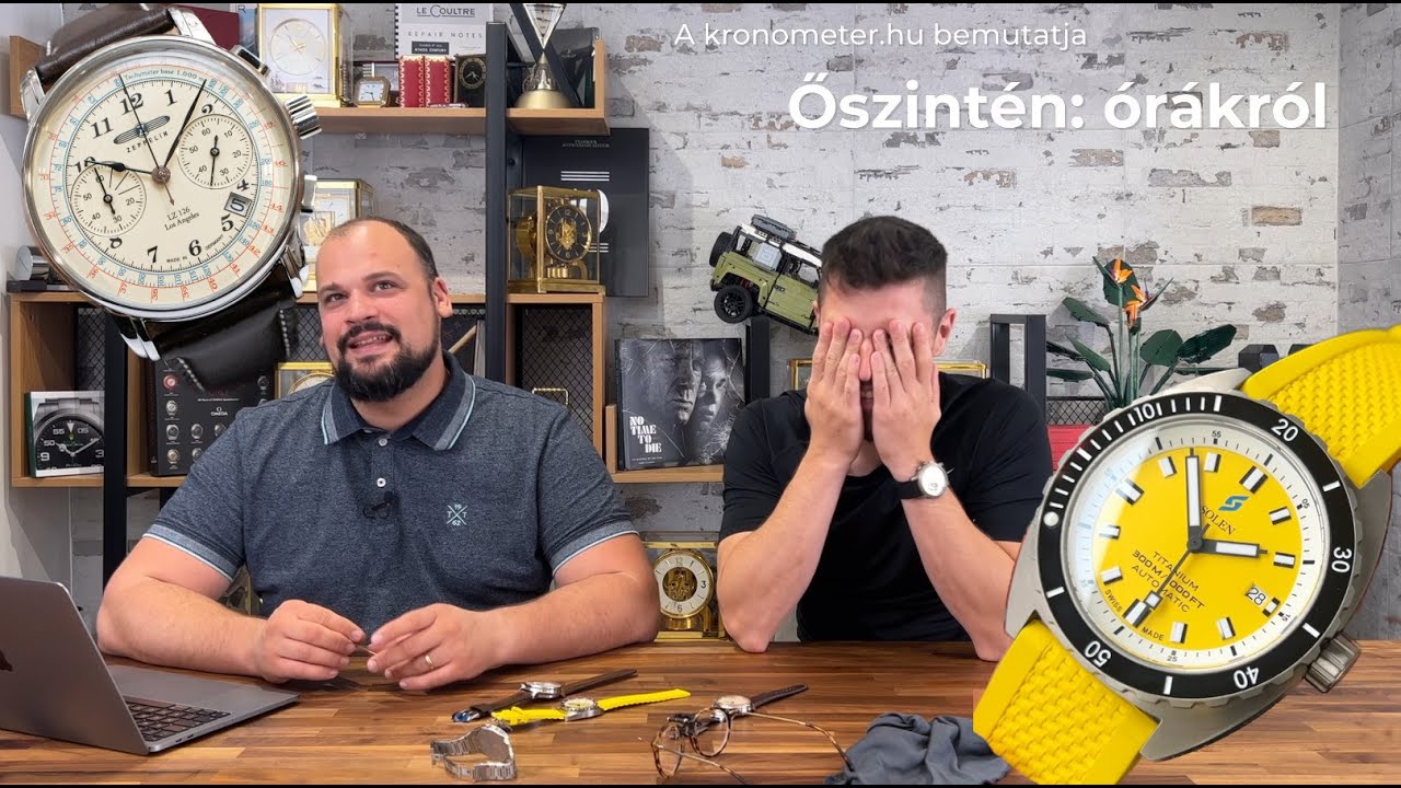 Tripla-órás videó: Zeppelin kronográfok, magyar Solen TITÁN búvár, D1 Milano | Őszintén: Órákról